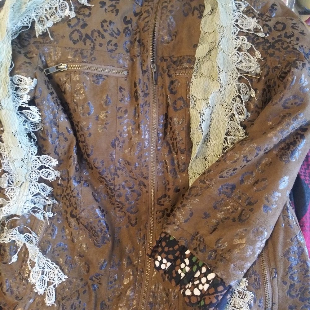 1721 Size Pm Multiples Upcycled Tunic Jacket - image 8
